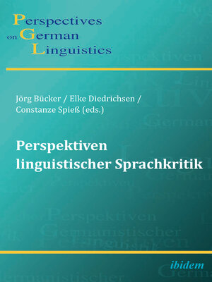 cover image of Perspektiven linguistischer Sprachkritik